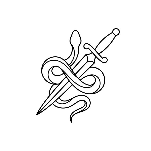 Fineline Snake And Dagger