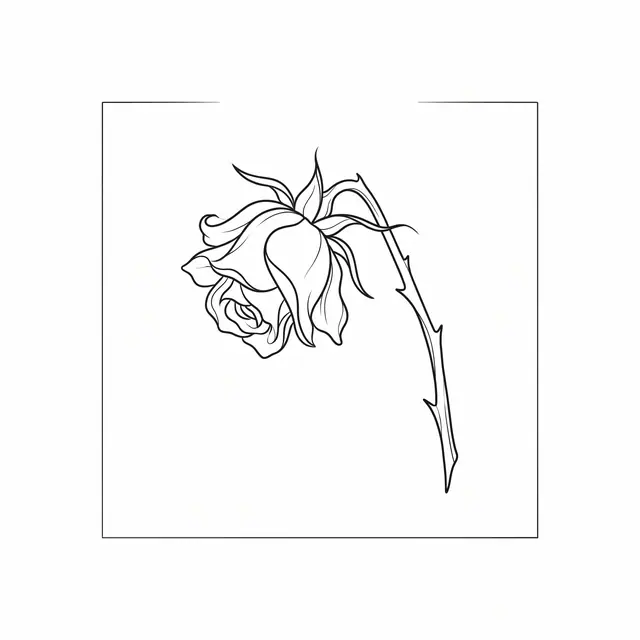 Fineline Wilting Rose