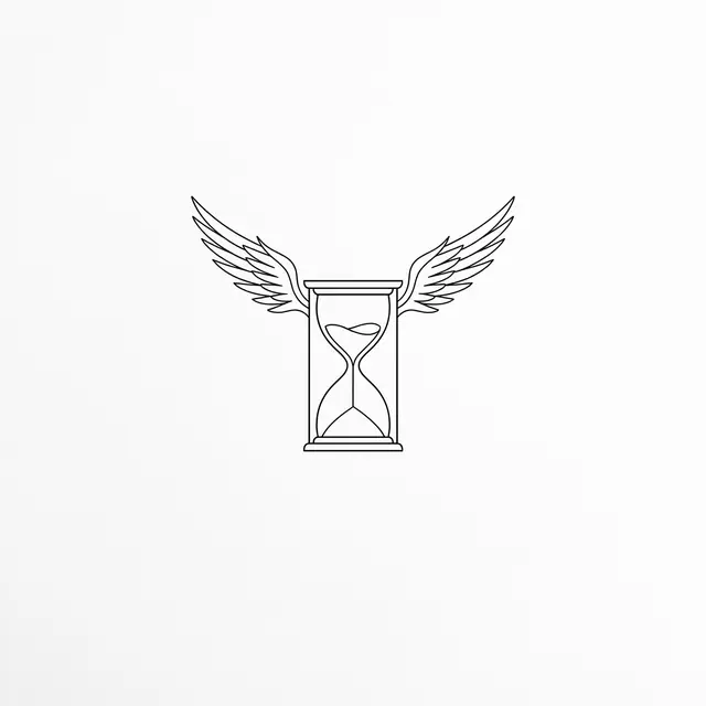 Fineline Winged Hourglass