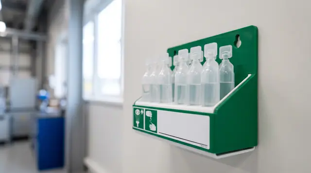 Sterile eye wash pods wall station first aid workplace safety