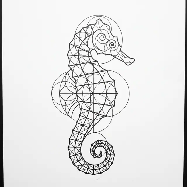 Geometric Seahorse