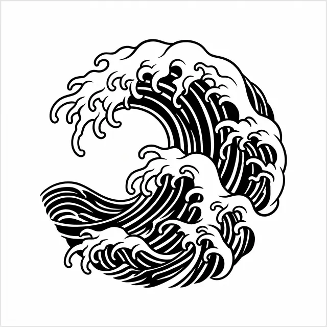 Japanese Ocean Wave