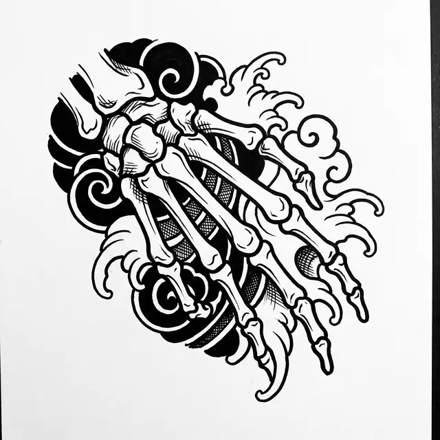 Japanese Skeleton Hand