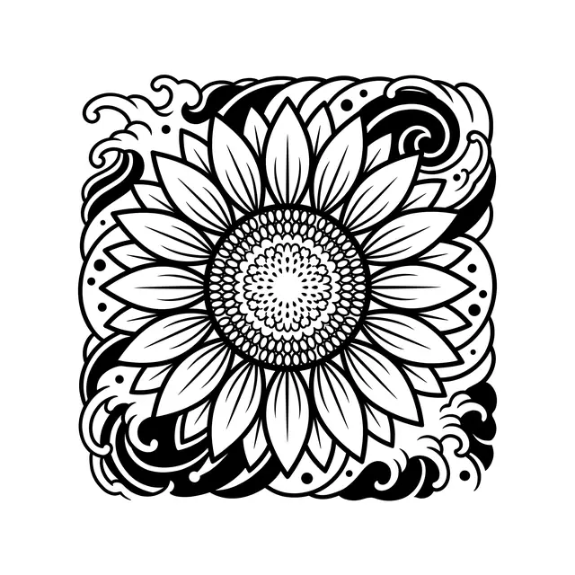 Japanese Sunflower Head