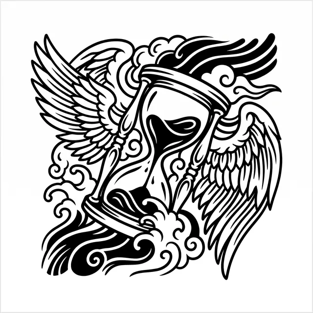 Japanese Winged Hourglass