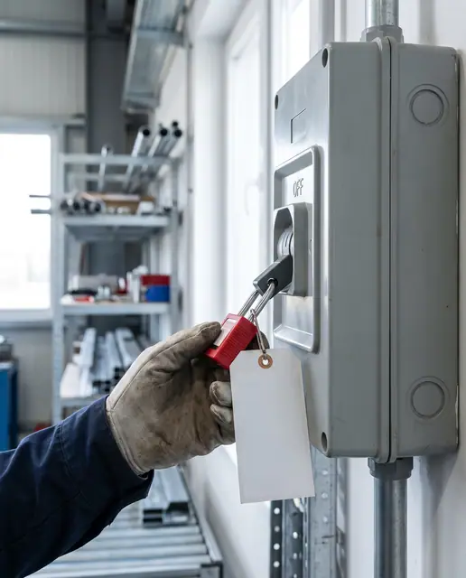 Lockout Tagout Applied Isolator