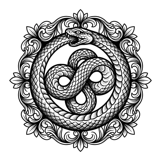 Neotrad Ouroboros Ring