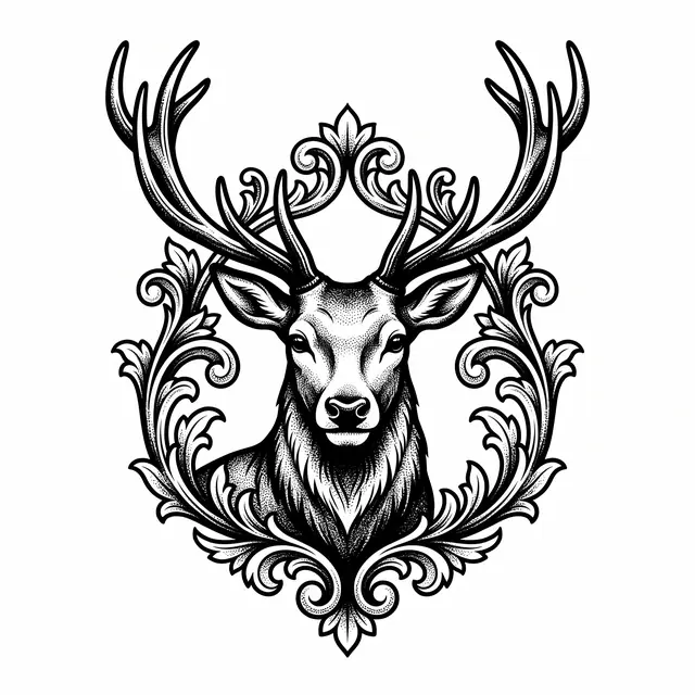 Neotrad Stag With Antlers