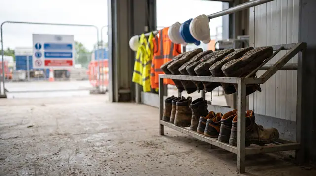 Safety Footwear Boot Rack