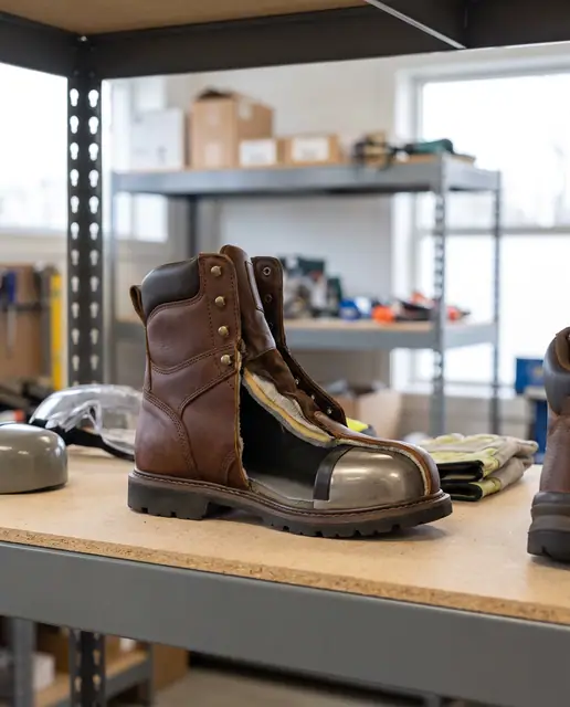 Safety Footwear Toe Cap Cut