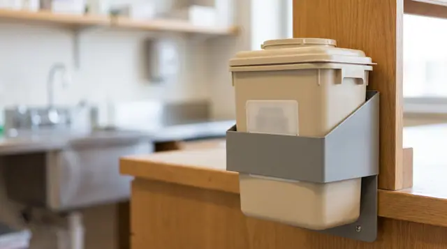 Sharps Waste Bench Bracket