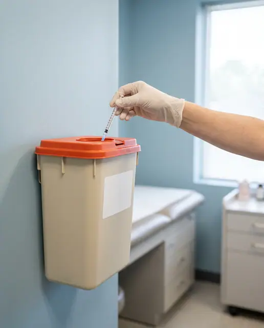 Sharps Waste Wall Mounted