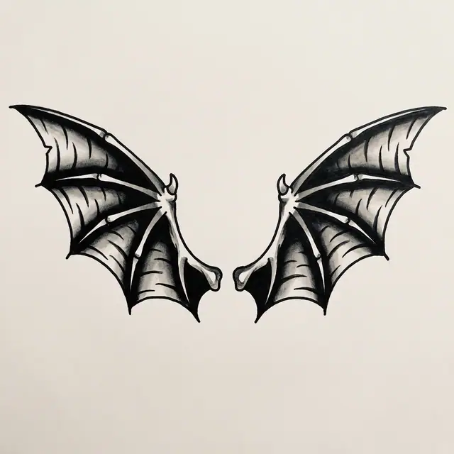 Traditional Bat Wings