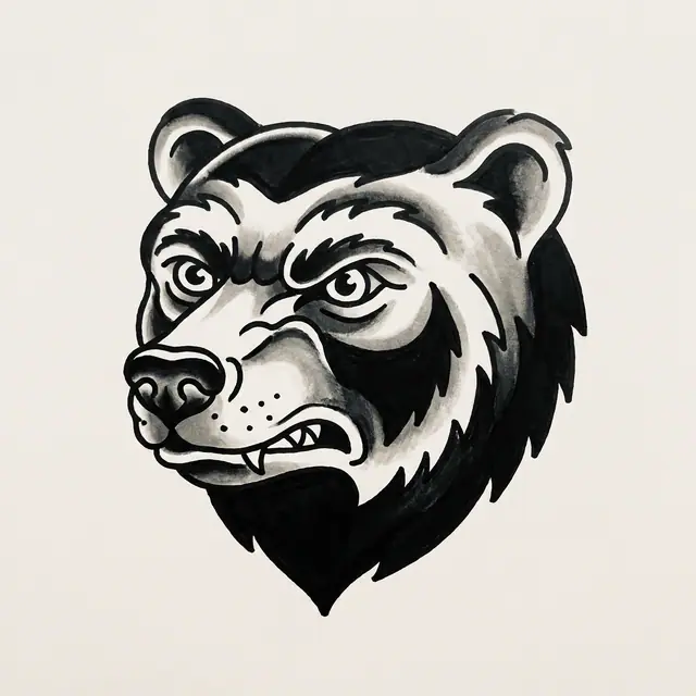 Traditional Bear Head