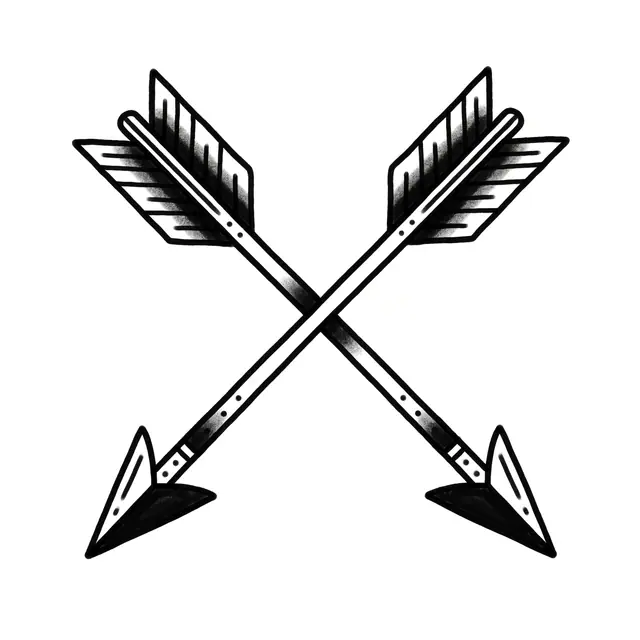 Traditional Crossed Arrows