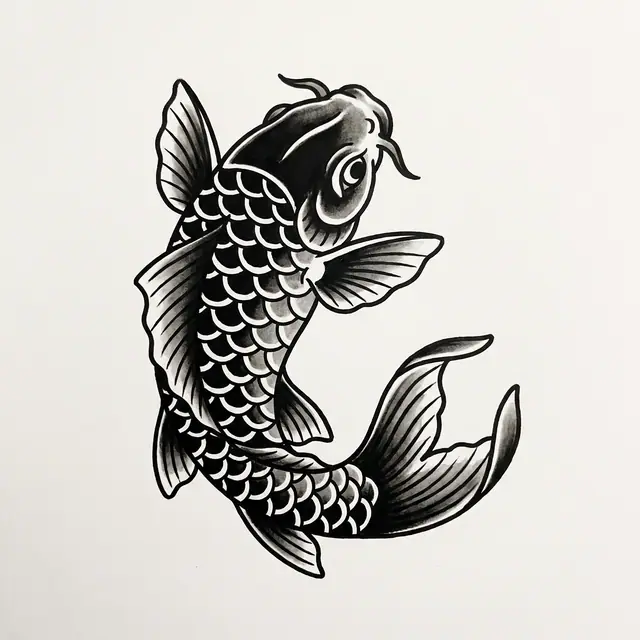 Traditional Koi Fish