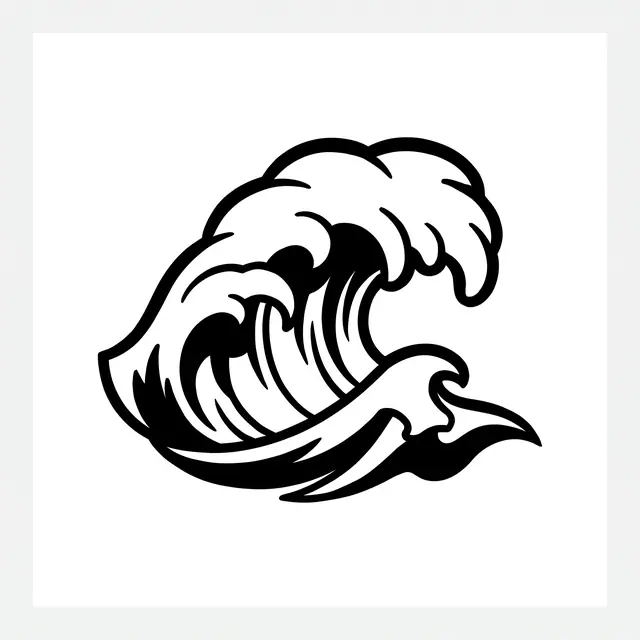 Traditional Ocean Wave