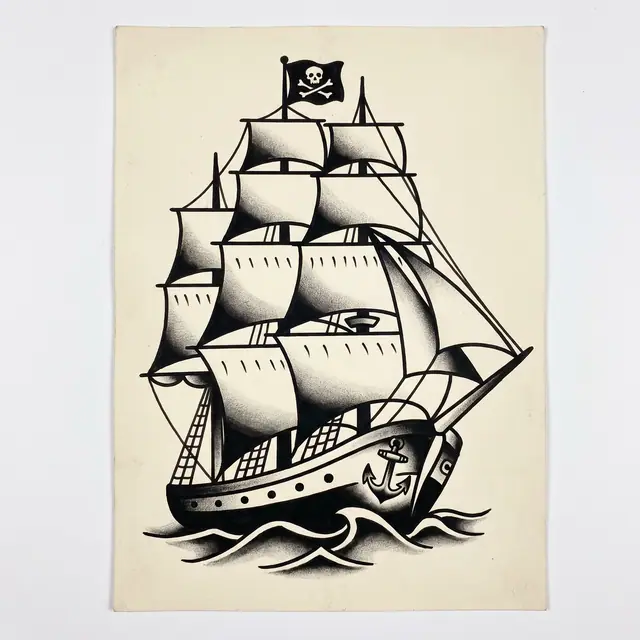 Traditional Sailing Ship
