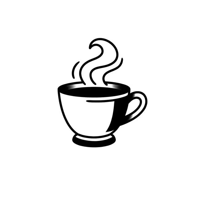 Traditional Teacup With Steam