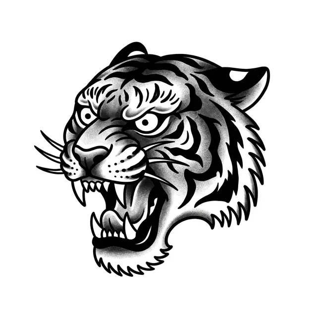 Traditional Tiger Head