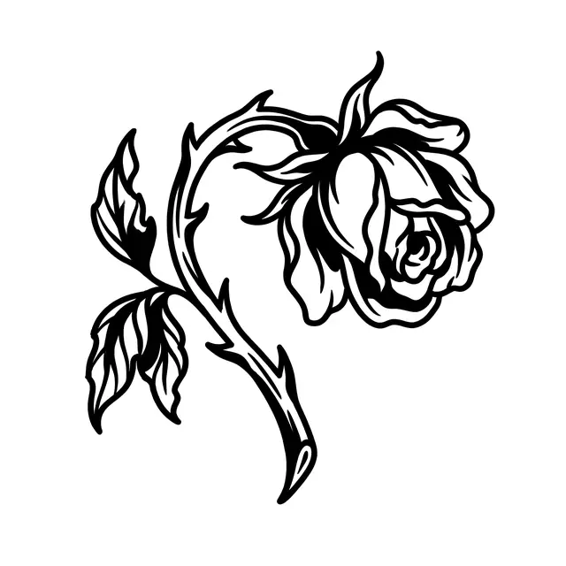 Traditional Wilting Rose