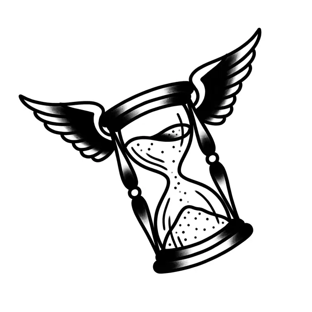 Traditional Winged Hourglass